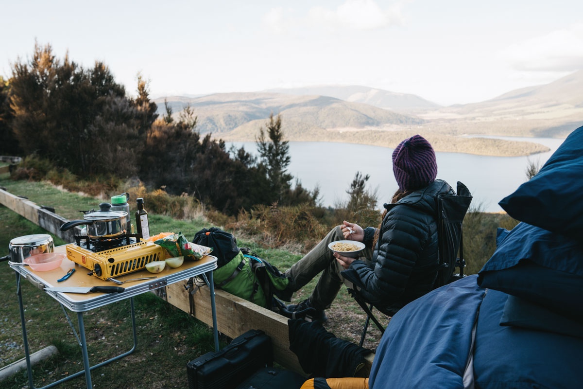 Roadside stop south island nz campervan trip